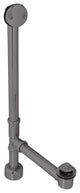 Twist & Close Bath Waste - 22" Make-Up, 17 Ga. Tubing In Oil Rubbed Bronze, Oil Rubbed Bronze