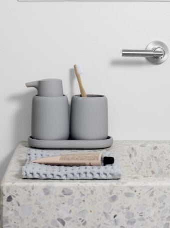 Sono Soap Dispenser, Microchip/Light Gray