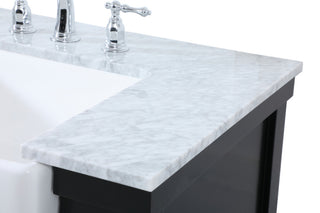 Home Living 22" Farmhouse Black-Light Bathroom Vanity