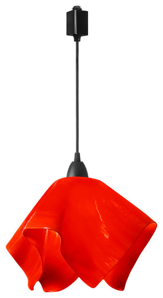 Jezebel Radiance Flame Track Light, Large, Fiery Red