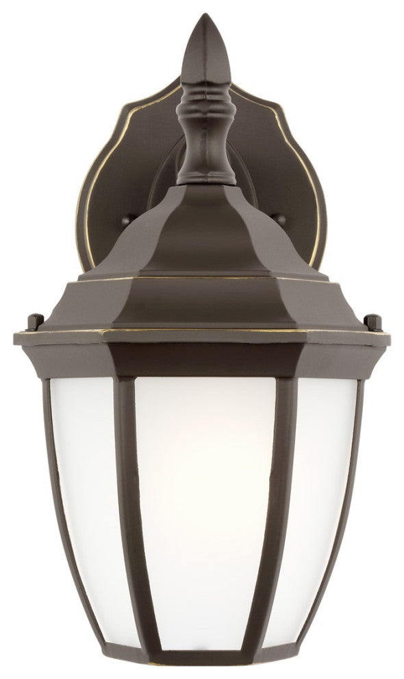 Sea Gull Bakersville Small 1LT Outdoor Wall Lantern Antique Bronze