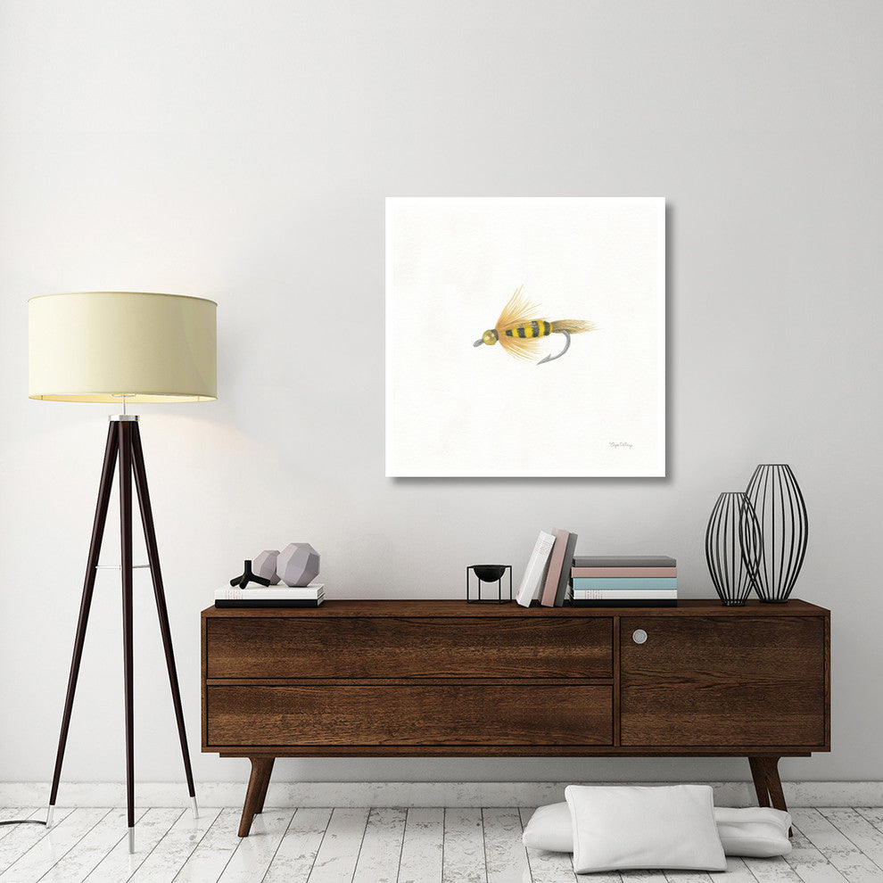 "Gone Fishin VII" Digital Paper Print by Elyse DeNeige, 38"x38"