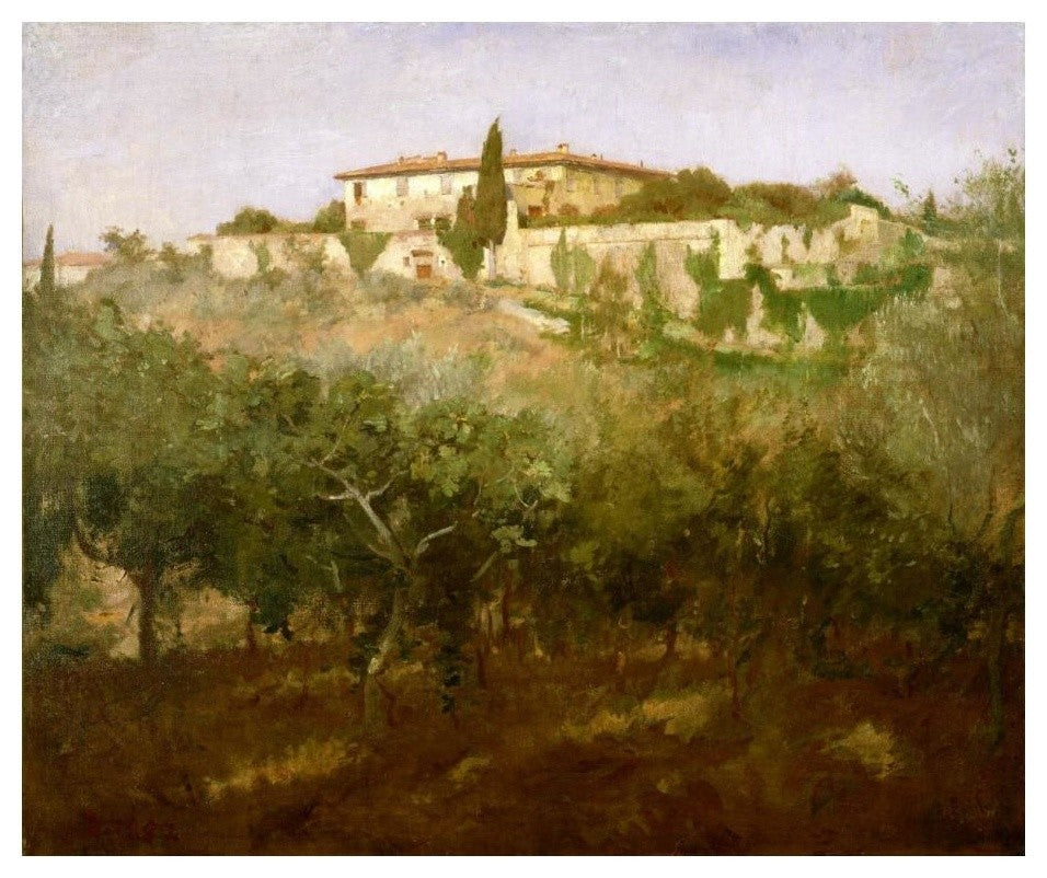 "Villa Castellani, 1887" Digital Paper Print by Frank Duveneck, 24"x20"