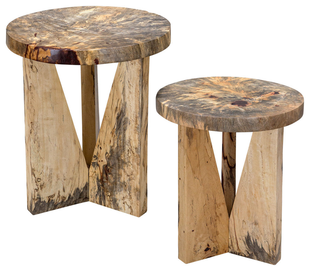 Uttermost Nadette Natural nesting tables, 2-Piece Set