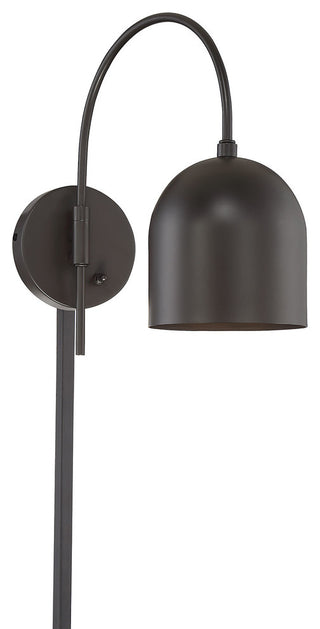 1-Light Adjustable Wall Sconce, Bronze