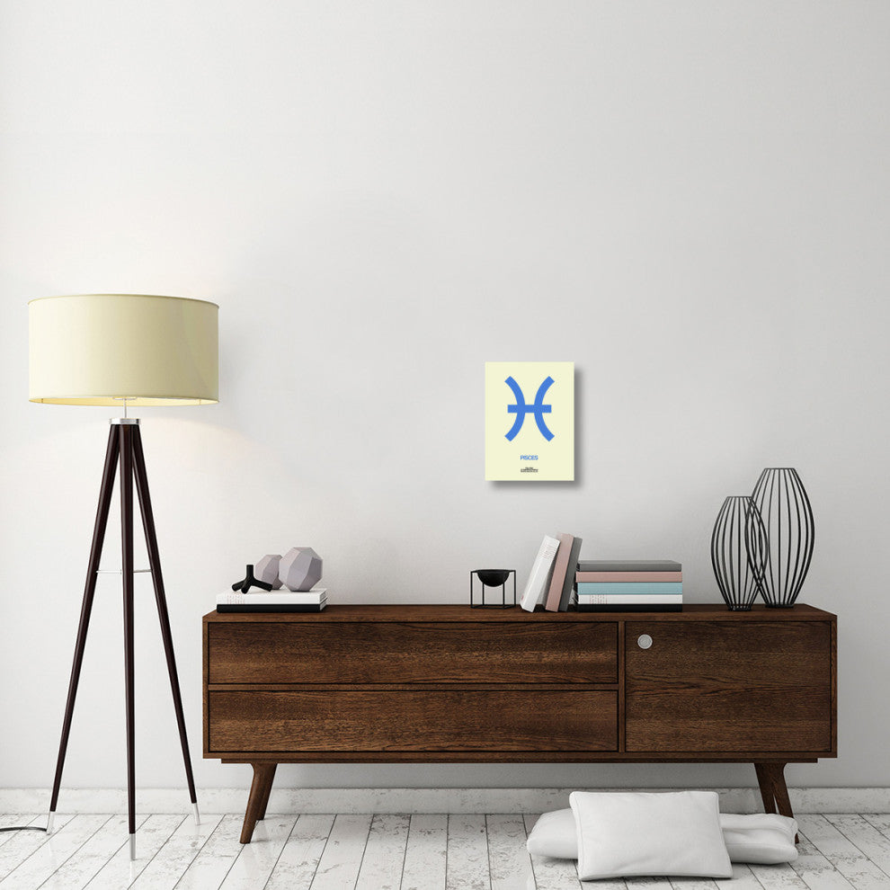"Pisces Zodiac Sign Blue" Fine Art Print