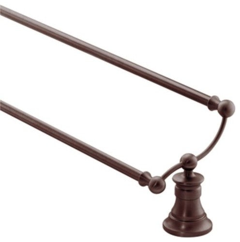 Moen 24" Double Towel Bar From The Waterhill Collection