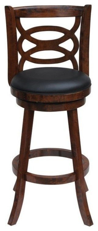 24" Seina Counter Stool, Walnut