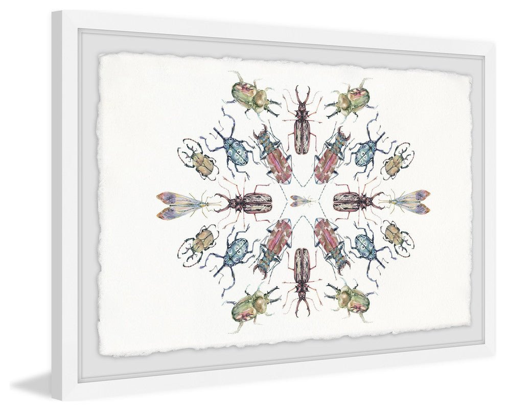 "Bug Dance" Framed Painting Print, 18"x12"