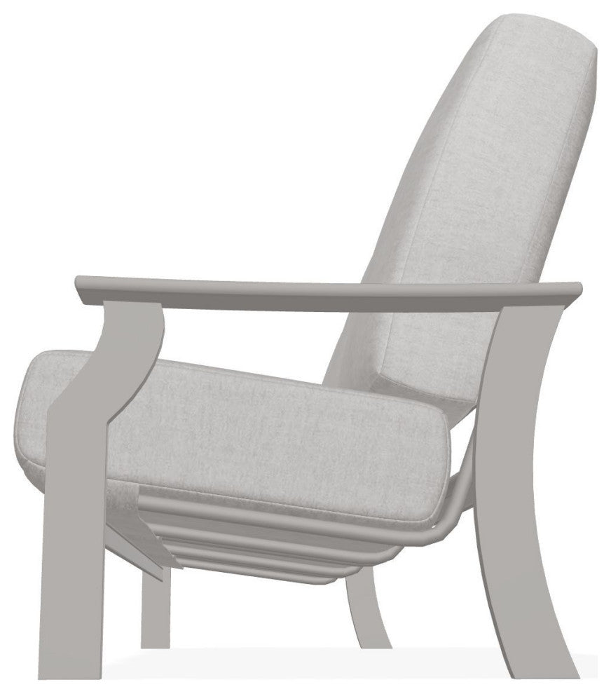 St. Catherine Deep Seat 3-Seat Outdoor Sofa, Charter Silk/Warm Gray