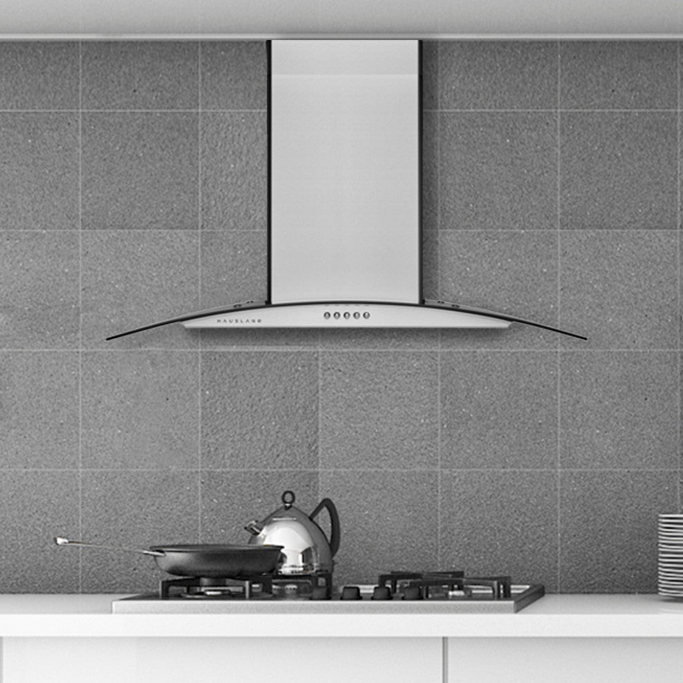 Hauslane | Chef Series Range Hood WM-600 European Style Kitchen Extractor, 36"