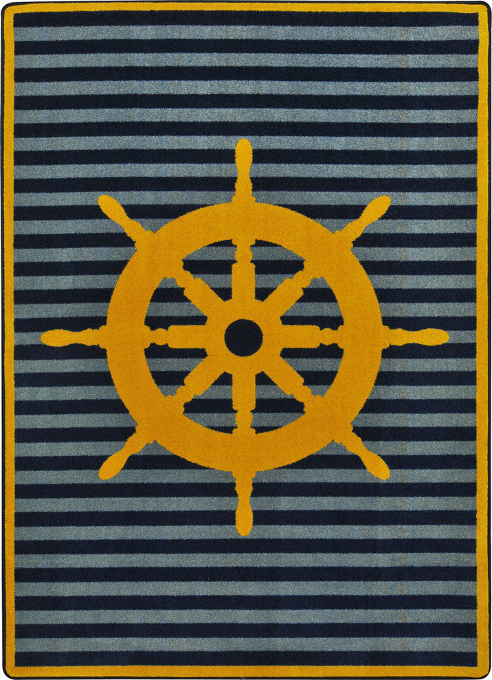 Set Your Course, Yellow, 5'4" X 7'8"