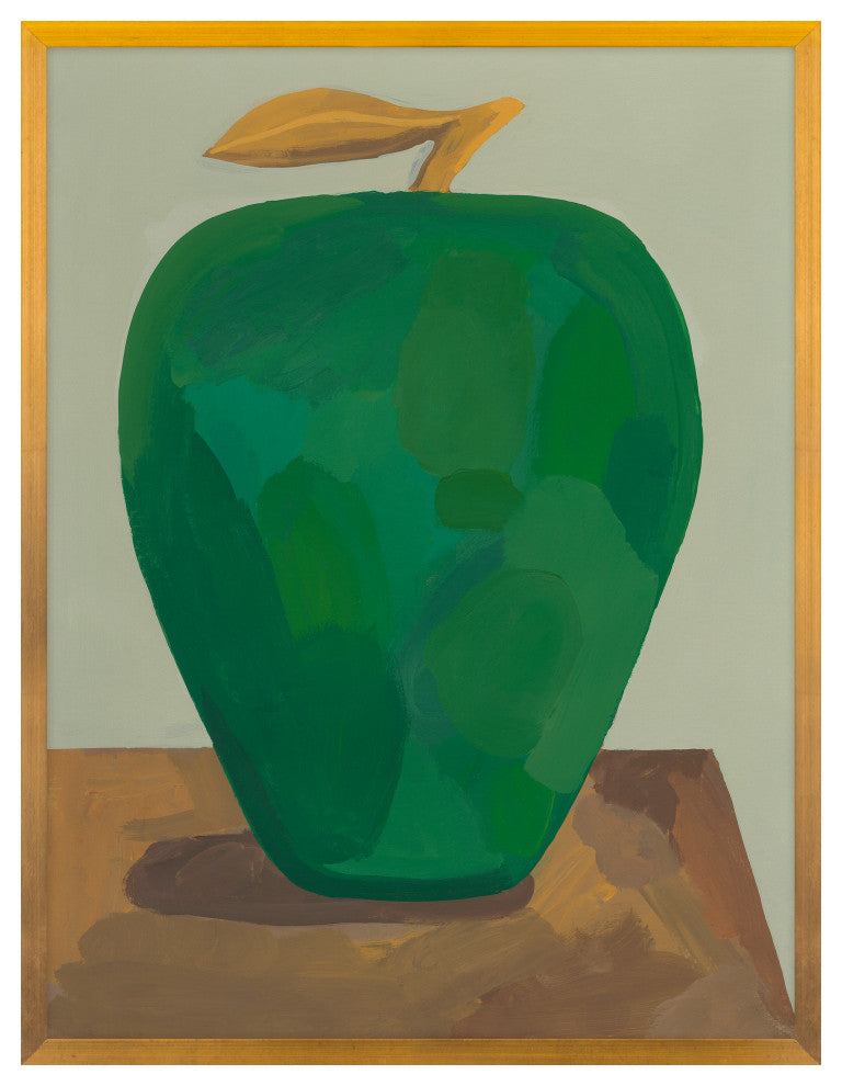 Marble Apple Fine Art Print, Gold, 30"x23"