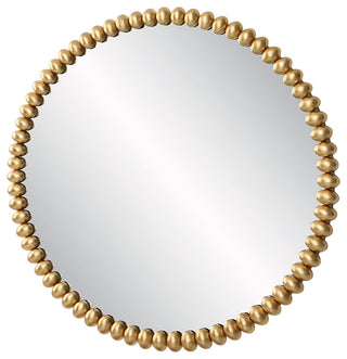 Uttermost Byzantine Round Gold Mirror