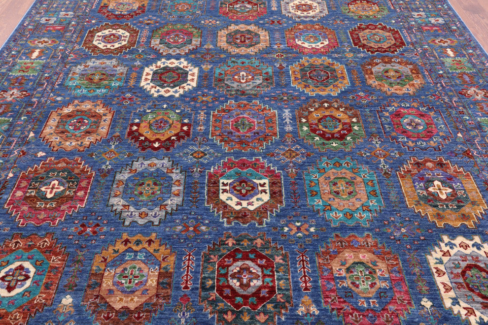 8' 6" X 10' 0" Fine Turkmen Hand-Knotted Rug - Q12526