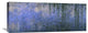 "Water Lilies: Morning with Willows, c" Artwork, 30"x11"