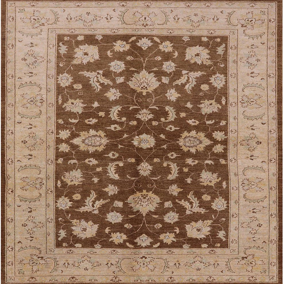 Ahgly Company Indoor Square Mid-Century Modern Area Rugs, 4' Square