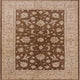 Ahgly Company Indoor Square Mid-Century Modern Area Rugs, 4' Square