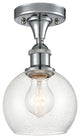 Innovations 516-1C-PC-G124-6 1 Light Semi-Flush Mount, Polished Chrome