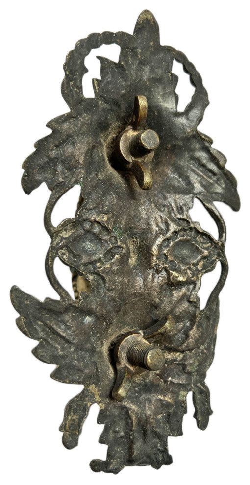 Consigned Antique Brass Art Nouveau Handle Pull