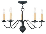 Heritage Chandelier, Black