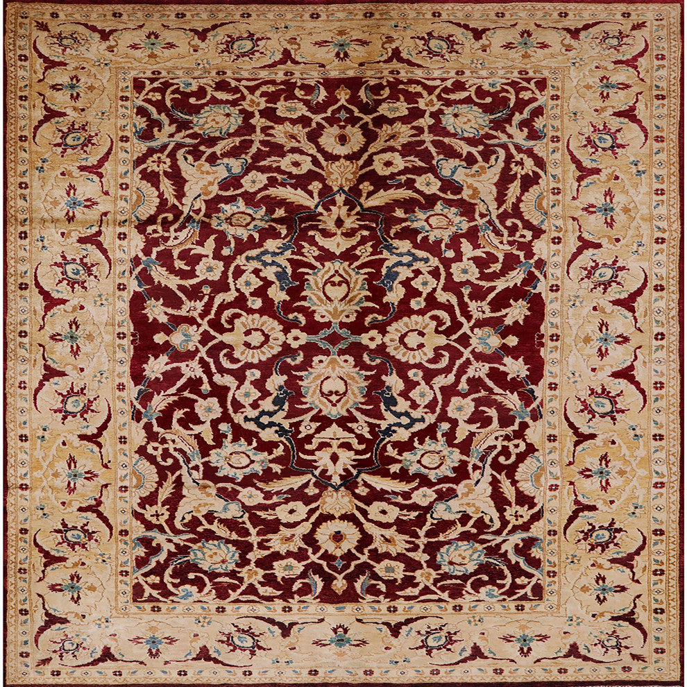 Ahgly Company Indoor Square Mid-Century Modern Area Rugs, 4' Square