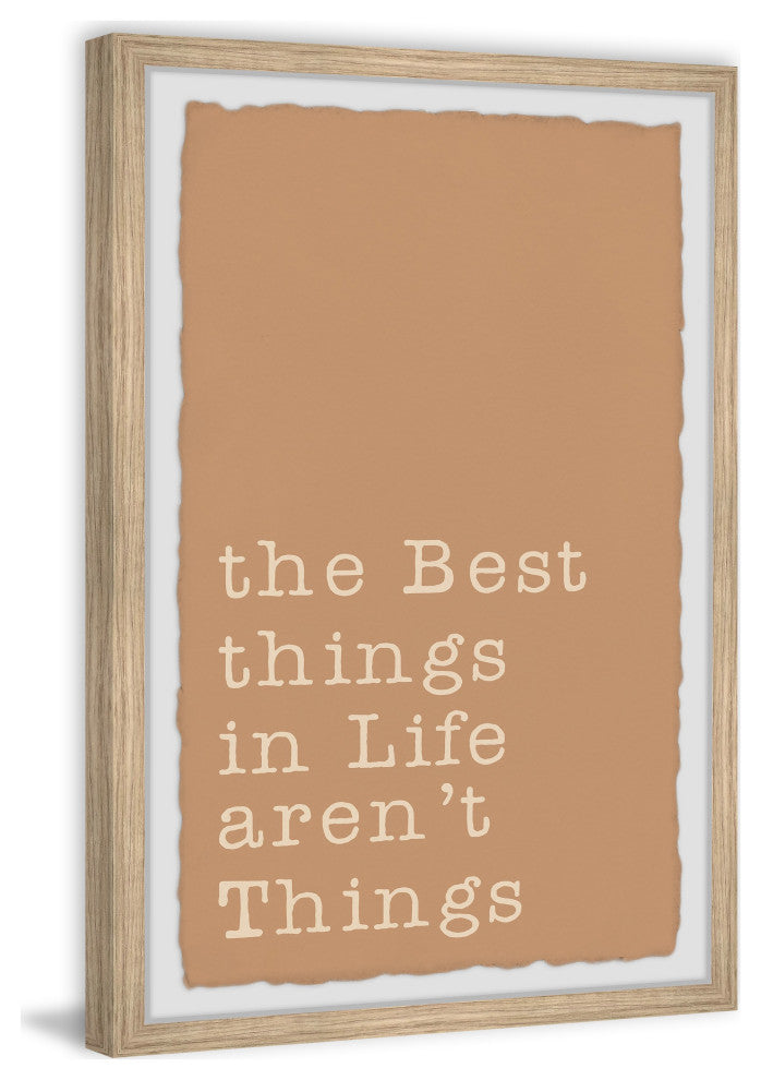 "Best Things in Life" Framed Painting Print, 20x30