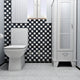 Squire Quad Matte Checkerboard Porcelain Floor and Wall Tile