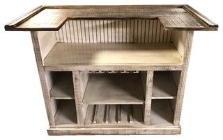 Rustic Home Bar, Rustic Ivory