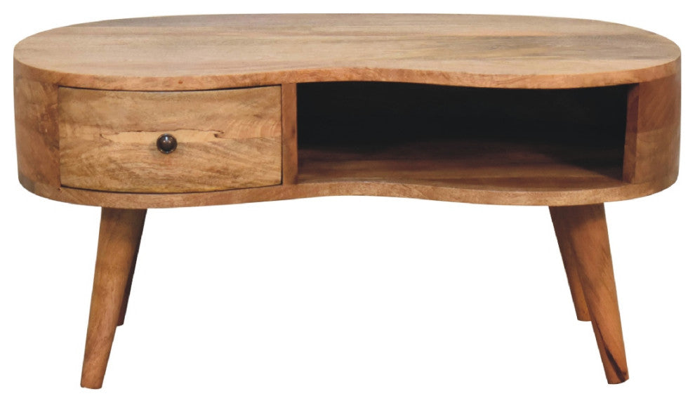 Oak-ish Wave Coffee Table