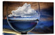 "Cloud In A Glass" Stretched Canvas Giclee by Chechi Peinado, 18x12"