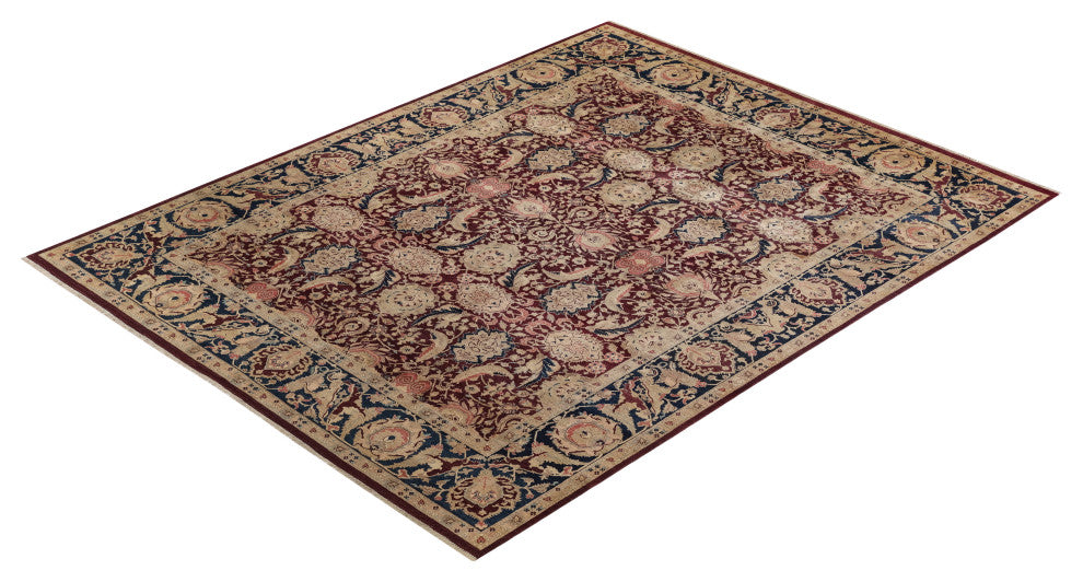 Isabella, One-of-a-Kind Hand-Knotted Area Rug Red, 8'1"x10'4"