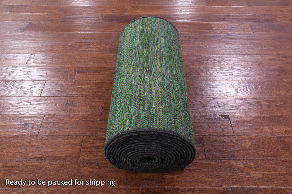 Runner Savannah Gabbeh Wool and Silk Hand-Knotted Rug 2' 5" X 31' 2" Q11906