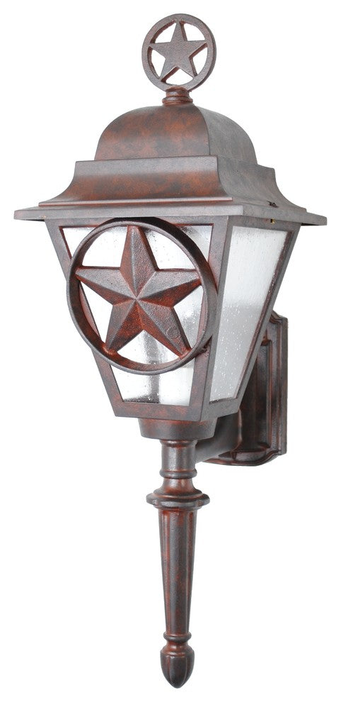 Americana Lone Star Wall Bracket, Old Bronze