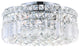Colosseum 4 Light Flush Mount With Chrome Finish