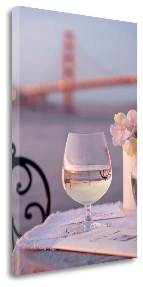 "Dream Cafe Golden Gate Bridge - 80" By Alan Blaustein, Gallery Wrap Canvas