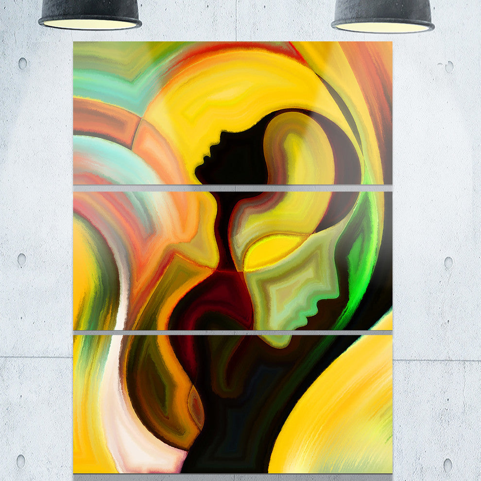 "Way of Parenting" Glossy Metal Wall Art, 3 Panels, 28"x36"