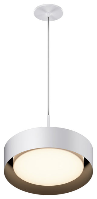 ET2 E51011 Echo 13"W LED Pendant - White / Gold