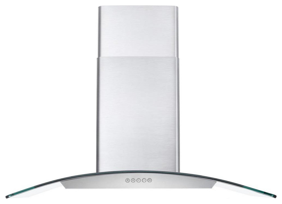 2-Piece Kitchen, 36" Gas Range and 36" Wall Mount Range Hood