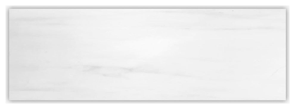 Bianco Dolomiti Polished 3x9 Marble Tile