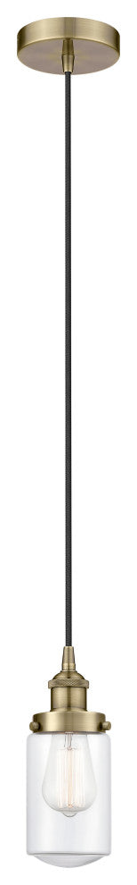 Innovations 616-1PH-AB-G312-LED 1-Light Mini Pendant, Antique Brass