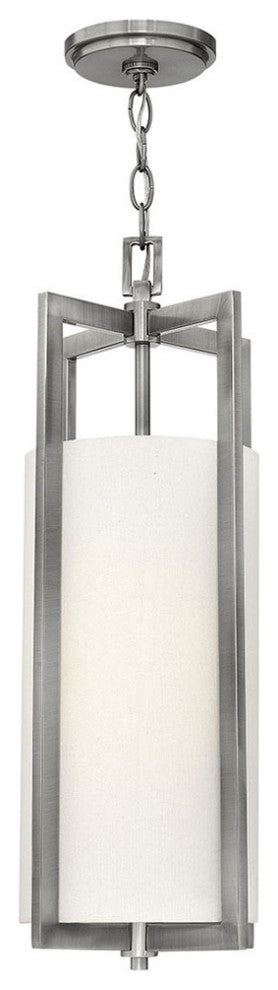 Hinkley Hampton Small Drum Pendant, Antique Nickel