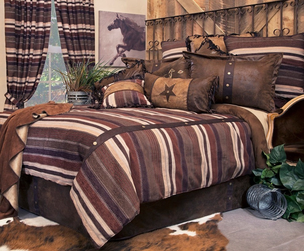 Old West Stripe Bedding Set, Twin