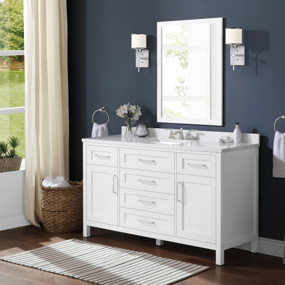 OVE Decors Tahoe II 60" Single Basin Vanity, White