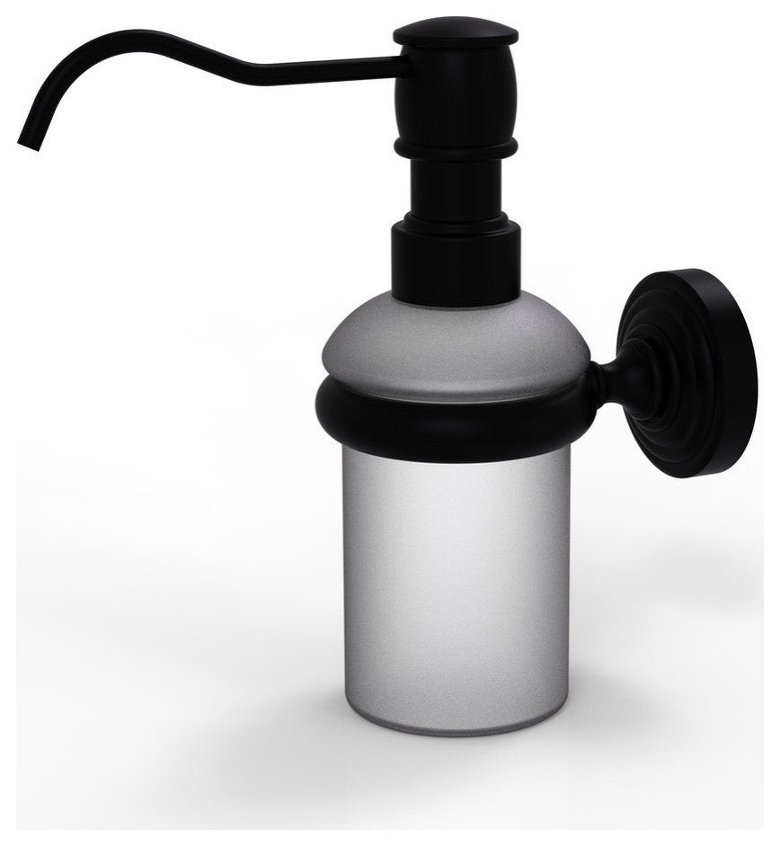 Waverly Place Wall-Mount Soap Dispenser, Matte Black