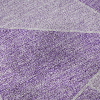 Premium Machine Washable Mayfield AMF636 Lilac 1'8" x 2'6" Rug