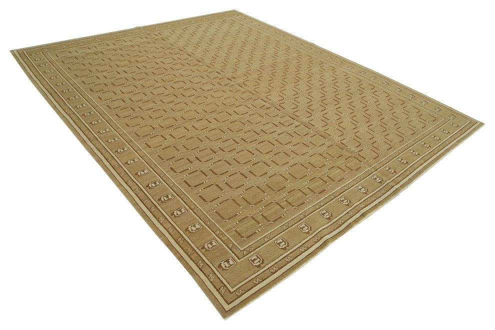 Rug N Carpet - Handwoven Oriental 8' 2" x 10' 0" Decorative Oushak Area Rug