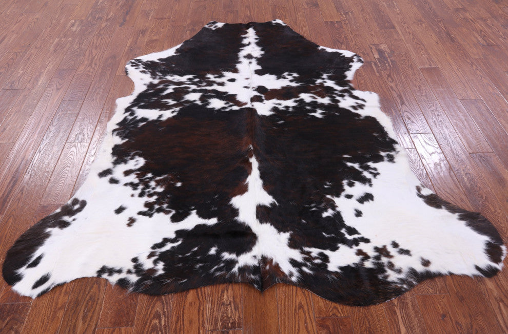 Organic Natural Hair-On Cowhide Area Rug 7' 0" X 6' 7" C1698
