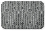 24" x 17" Lifeflor Diamond Bathmat, Pepper