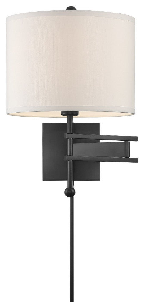 Marshall 1 Light Matte Black Wall Mount